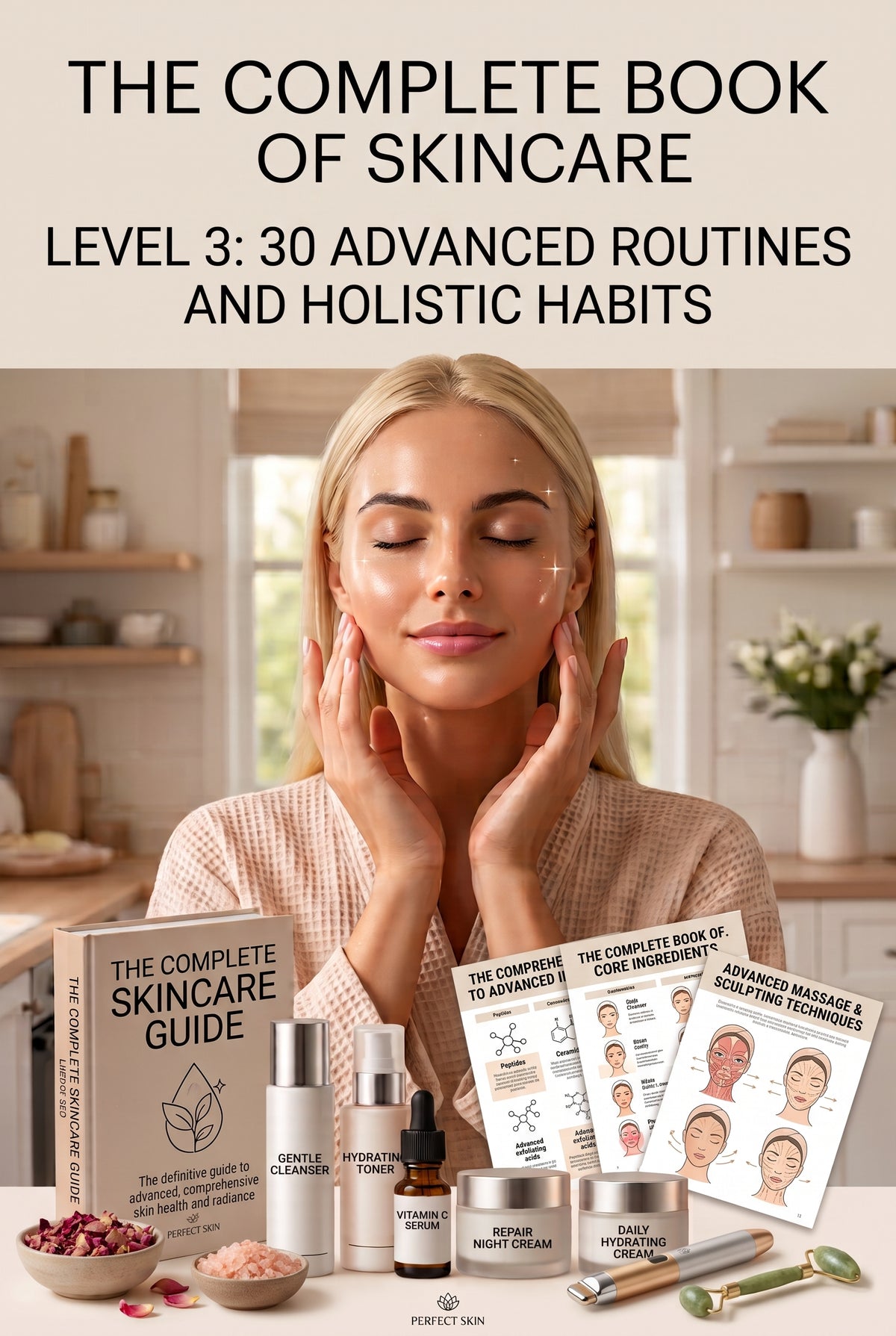 Level 3: The Complete Skincare Guide – 30 Advanced Routines & Holistic Habits