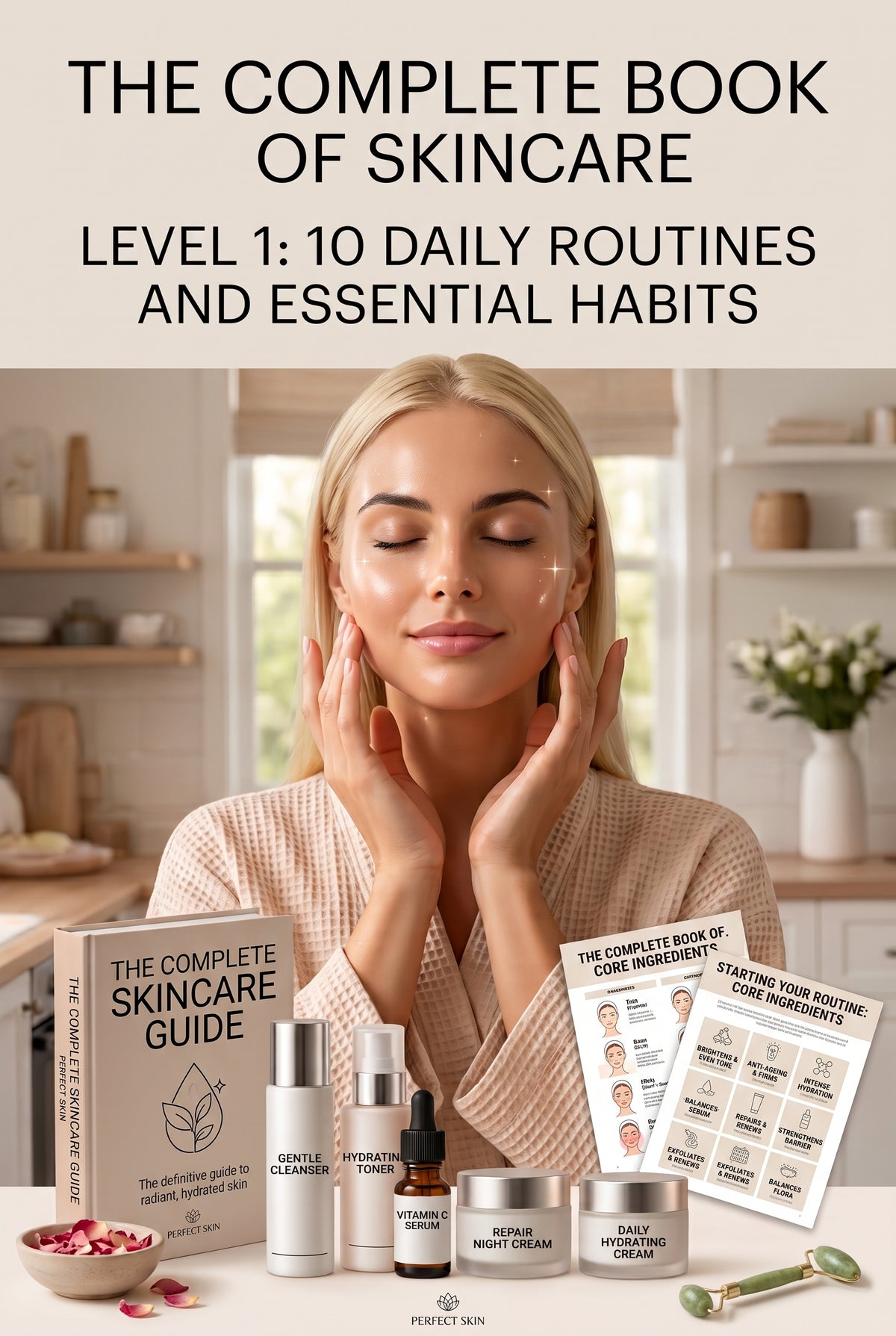 Level 1: The Complete Skincare Guide – 10 Daily Routines & Essential Habits